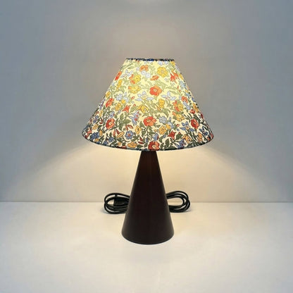 Retro Fabric Table Lamp with Shade - 14 Inches Tall3