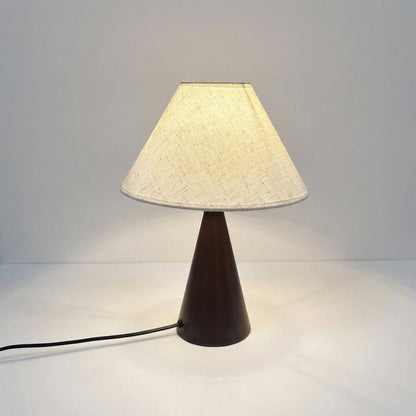 Retro Fabric Table Lamp with Shade - 14 Inches Tall1