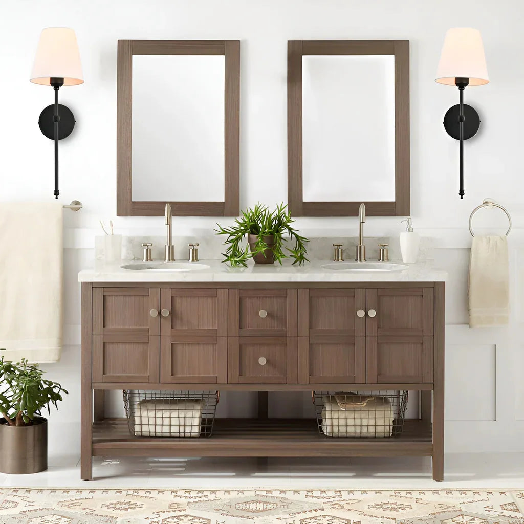 Wireless Wall Sconce with Retro Design