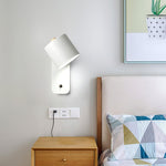 Rechargeable Cordless Wall Sconce, 350° Rotatable Touch Dimmer Light