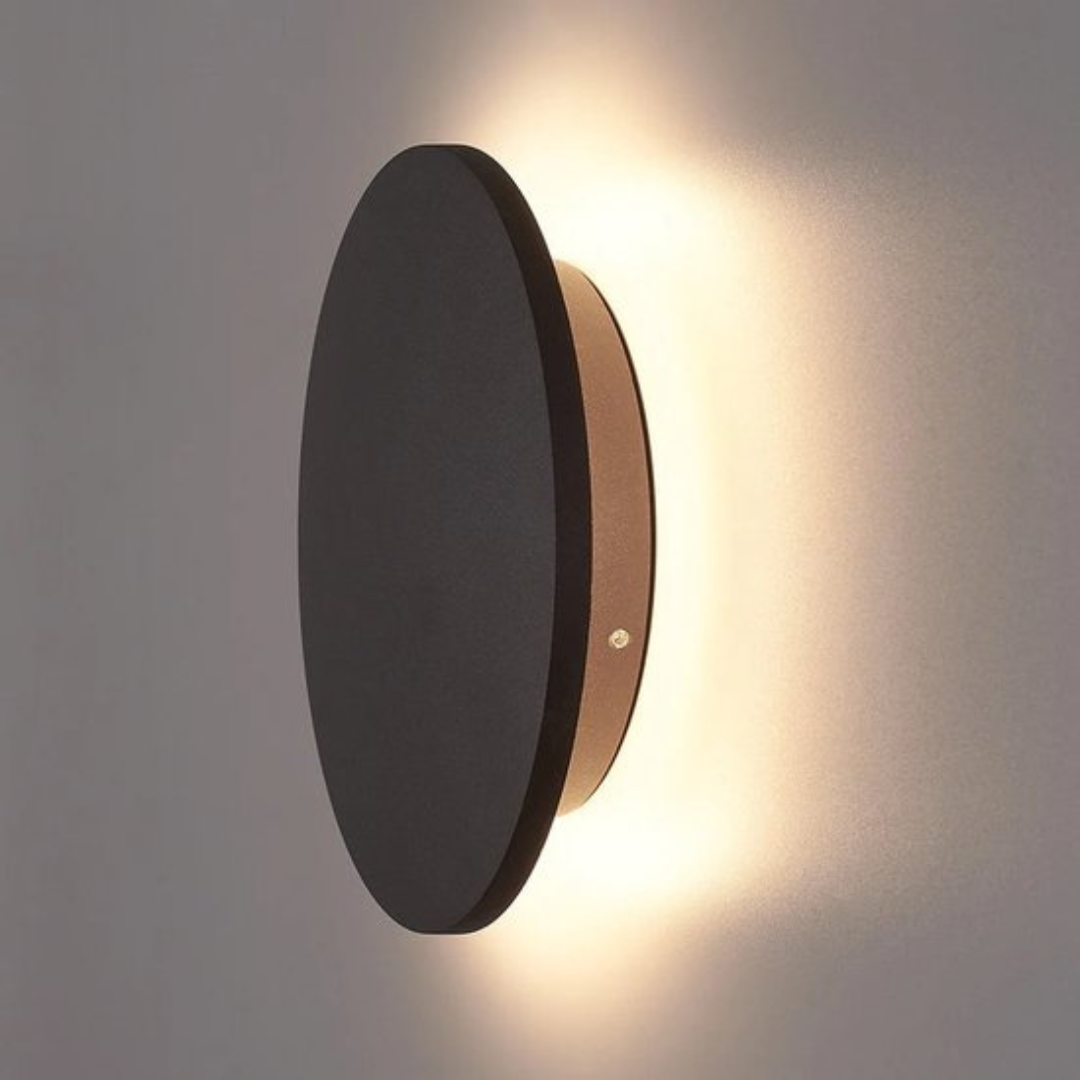 Round Backlit LED Wall Light