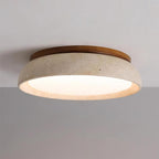 Round LED Ceiling Light with Stone Frame, 30 cm Diameter