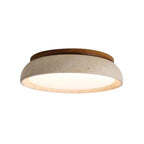 Round LED Ceiling Light with Stone Frame, 30 cm Diameter