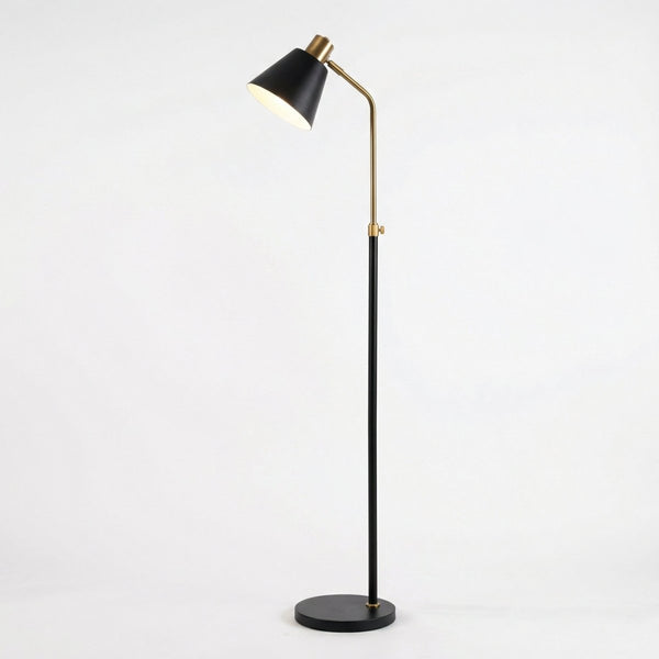 Scandinavian Style Floor Lamp with Wooden Base, 60 inches Tall1