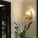 Seashell-Style Wall Light with E14 Fitting