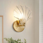 Seashell-Style Wall Light with E14 Fitting