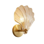 Seashell-Style Wall Light with E14 Fitting