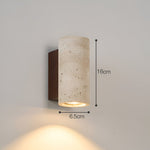Travertine Up and Down Wall Light with E27 Socket