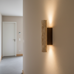 Travertine Up and Down Wall Light with E27 Socket
