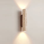 Travertine Up and Down Wall Light with E27 Socket