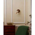 Travertine and Wood Wall Light with E27 Fitting