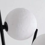 Tripod Moon Lamp with Frosted Glass Shade