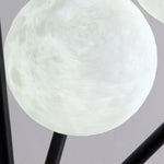 Tripod Moon Lamp with Frosted Glass Shade