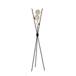 Tripod Moon Lamp with Frosted Glass Shade