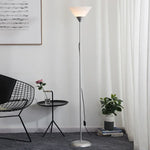 Upward-Facing Metal Floor Lamp
