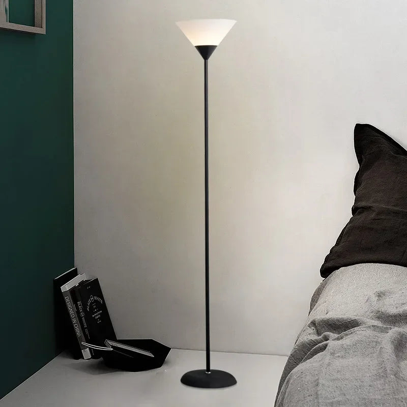 Upward-Facing Metal Floor Lamp