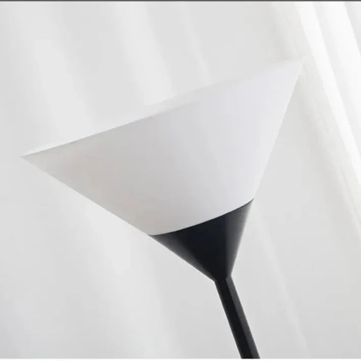 Upward-Facing Metal Floor Lamp