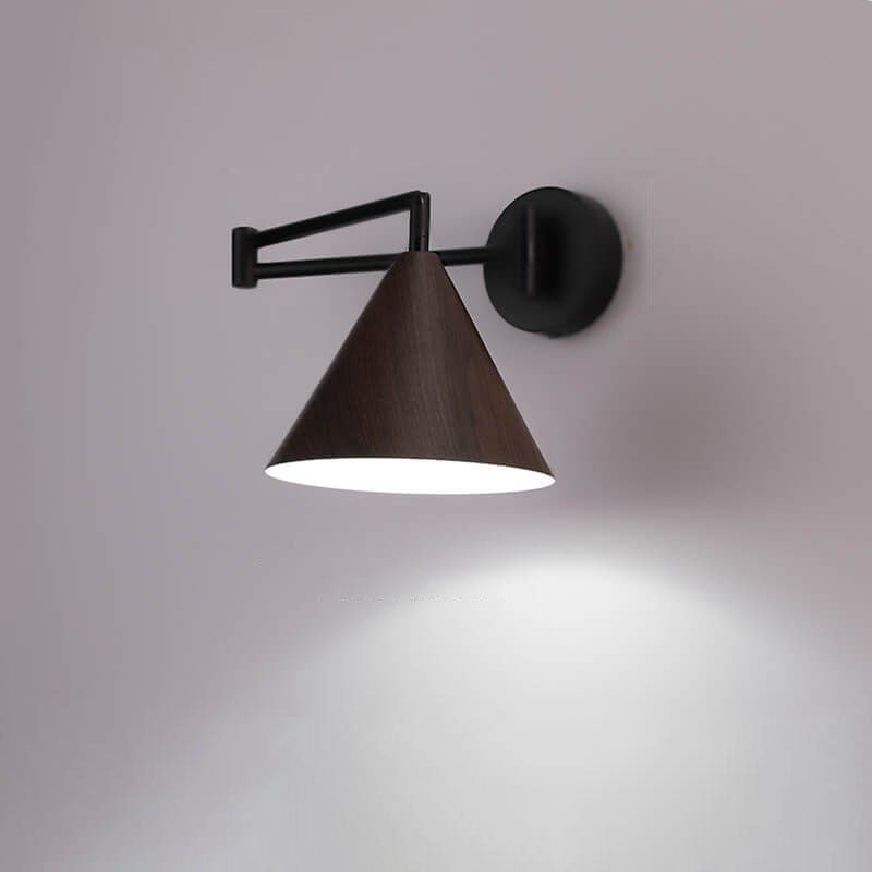 wood-cone-1-light-swing-arm-wall-sconce-adjustable-design