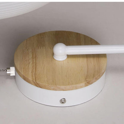 Wood Dome Wall Light with Pull Switch - Single Light Fixture6