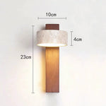Wood Wall Light in Wood Colour or Walnut