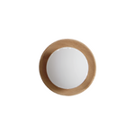 Wood and Glass Globe Wall Light with G9 Fitting