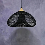 Woven Rattan Dome Pendant Light