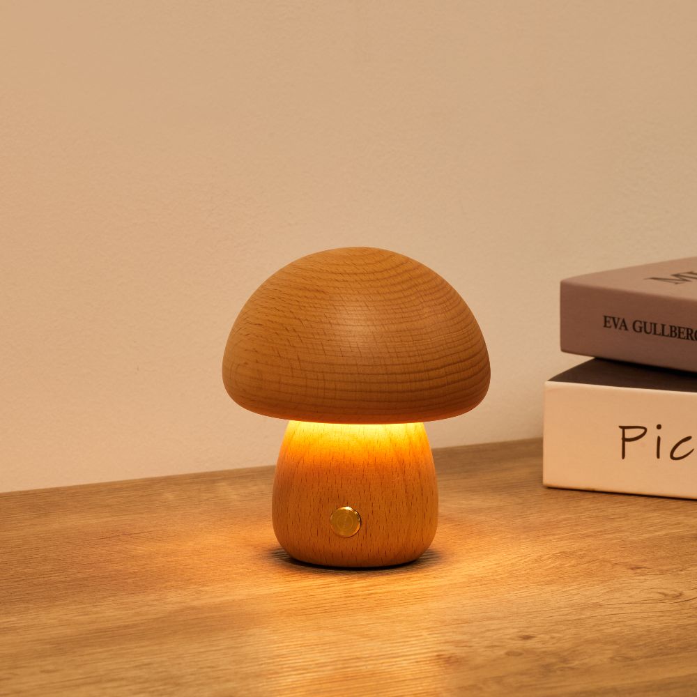 Rechargeable Mushroom LED Table Lamp