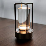 Cordless Rechargeable LED Lantern with Adjustable Light