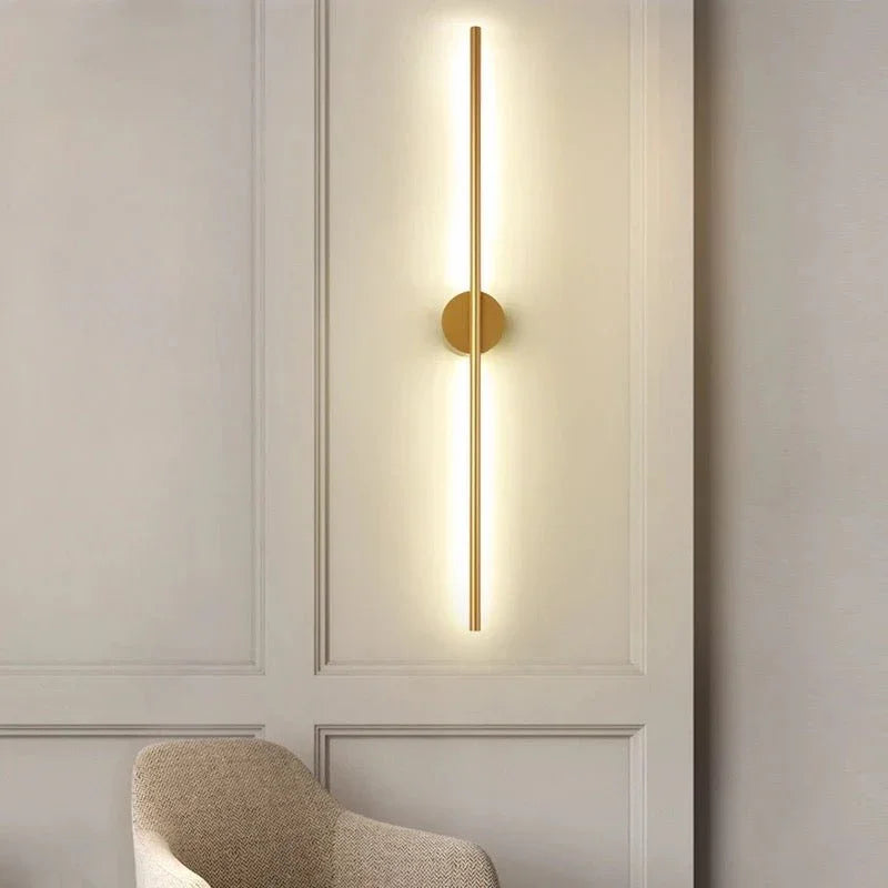 Modern LED Wall Light - Stylish Metallic Finish