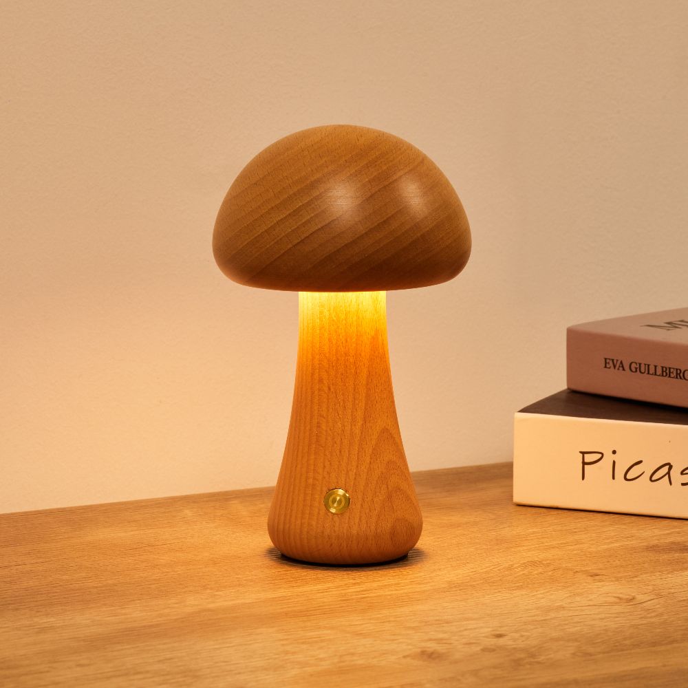 Rechargeable Mushroom LED Table Lamp