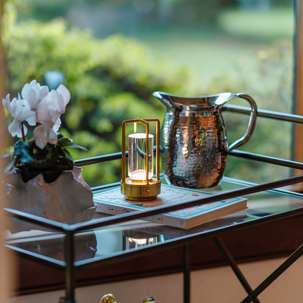Cordless Rechargeable LED Lantern with Adjustable Light
