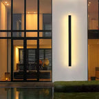 Modern Outdoor Long Strip Wall Sconce Light