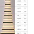 Modern Outdoor Long Strip Wall Sconce Light