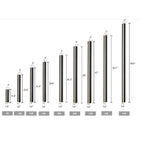 Modern Outdoor Long Strip Wall Sconce Light