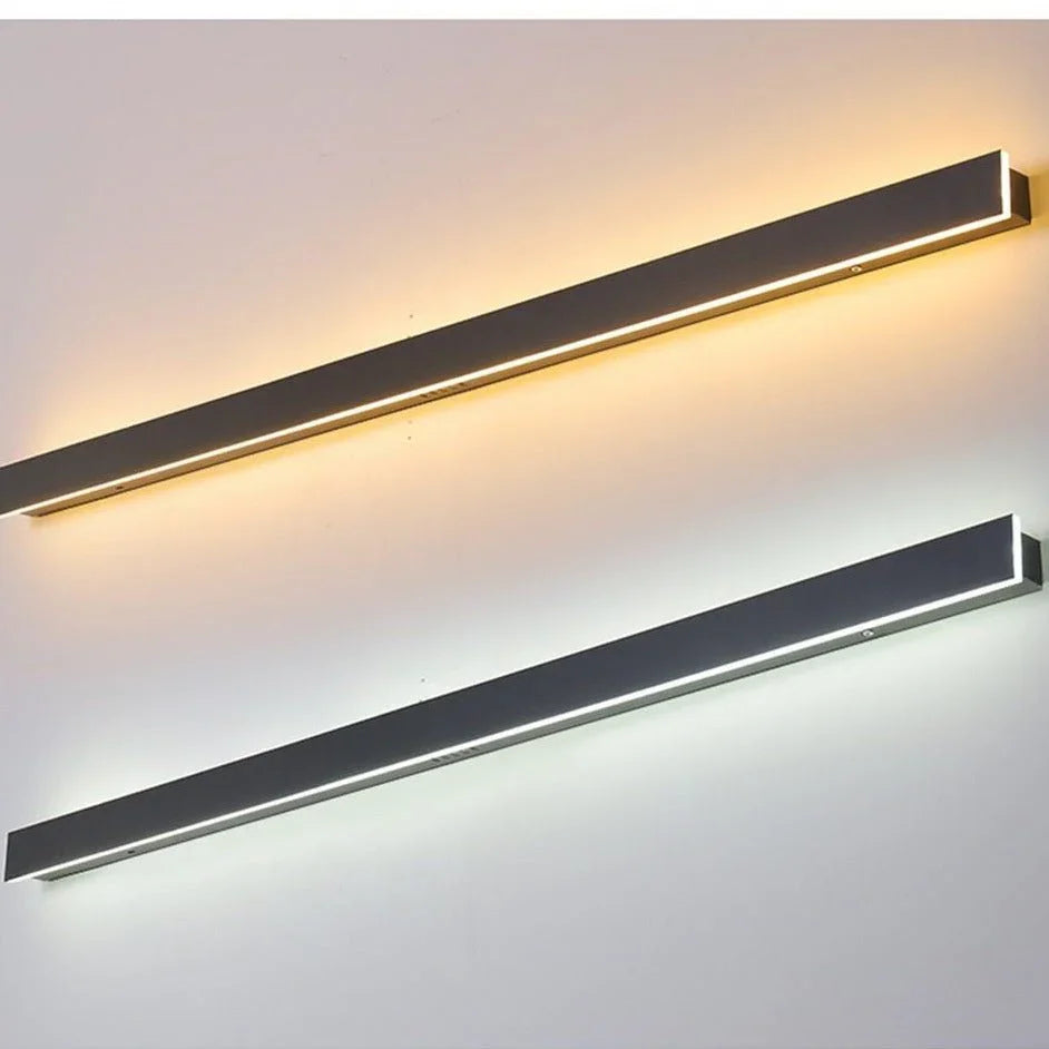 Modern Outdoor Long Strip Wall Sconce Light