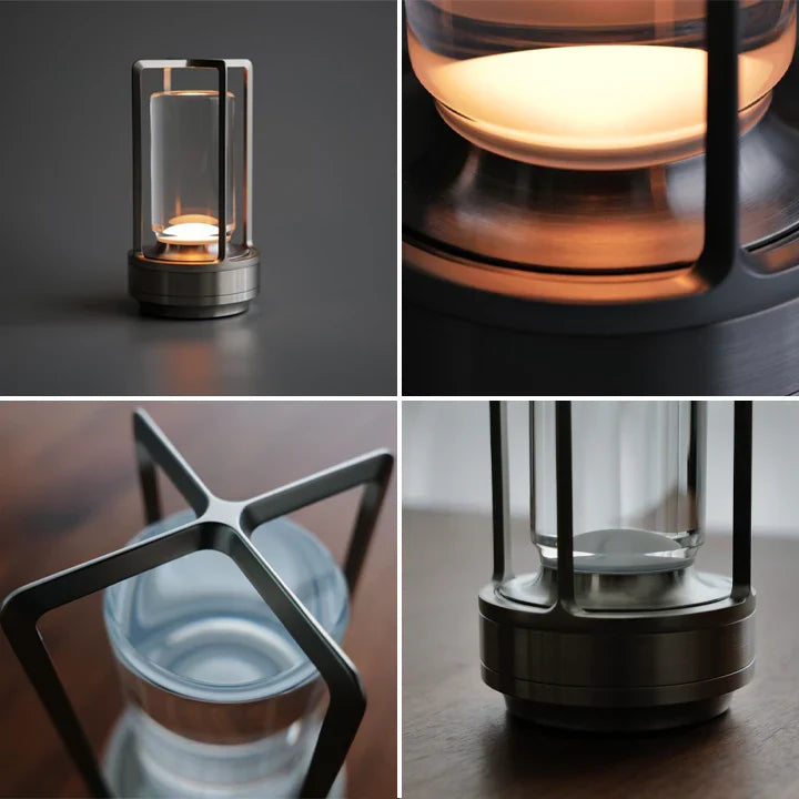 Cordless Rechargeable LED Lantern with Adjustable Light