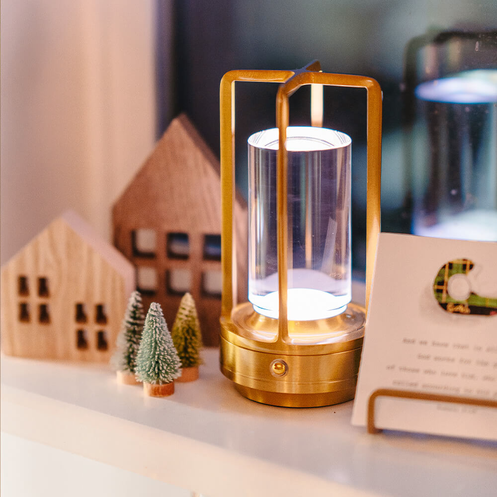 Cordless Rechargeable LED Lantern with Adjustable Light