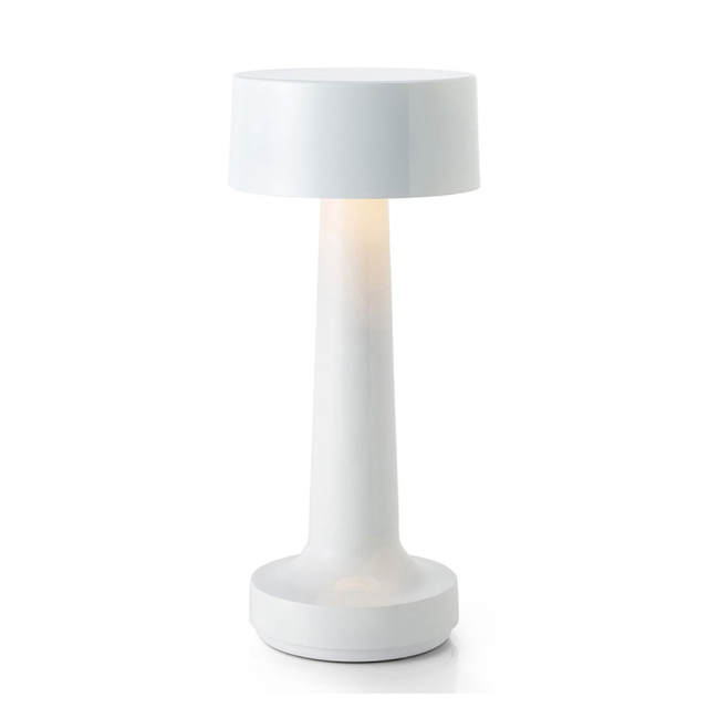 Rechargeable Three-Tone LED Table Lamp with Touch Dimming